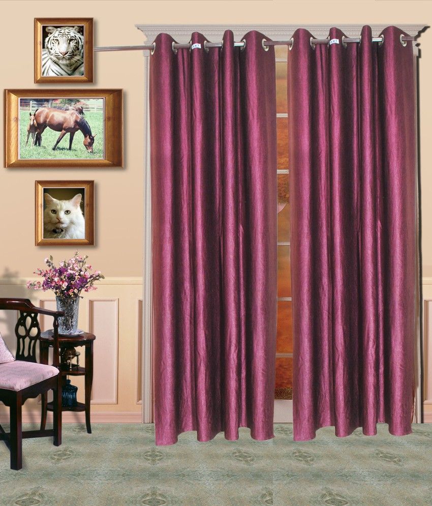 40% OFF on Madhav Product Polyester Purple Solid Eyelet Curtain 40% OFF on Madhav Product Polyester Purple Solid Eyelet Curtain