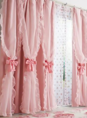 25% OFF on Schwof Cotton Pink Striped Eyelet Curtain 25% OFF on Schwof Cotton Pink Striped Eyelet Curtain