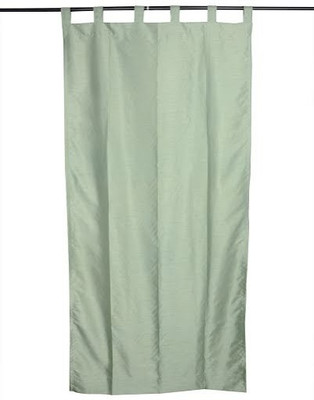 BlindsNcurtains Polyester White Floral Rod pocket Curtain