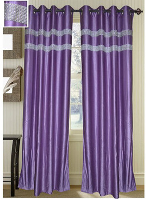 76% OFF on HomeZaara Polyester Multicolor Damask Eyelet Curtain 76% OFF on HomeZaara Polyester Multicolor Damask Eyelet Curtain