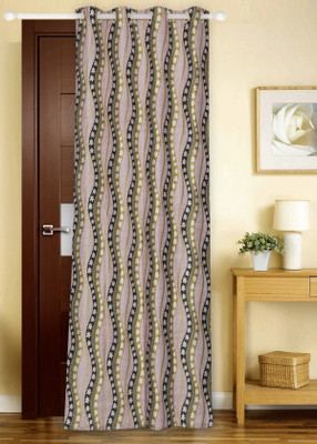 71% OFF on Dreams Polyester Green Printed Eyelet Curtain