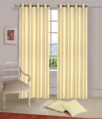 70% OFF on ExpressionsHome Polyester Beige, Beige Solid Eyelet Curtain 70% OFF on ExpressionsHome Polyester Beige, Beige Solid Eyelet Curtain