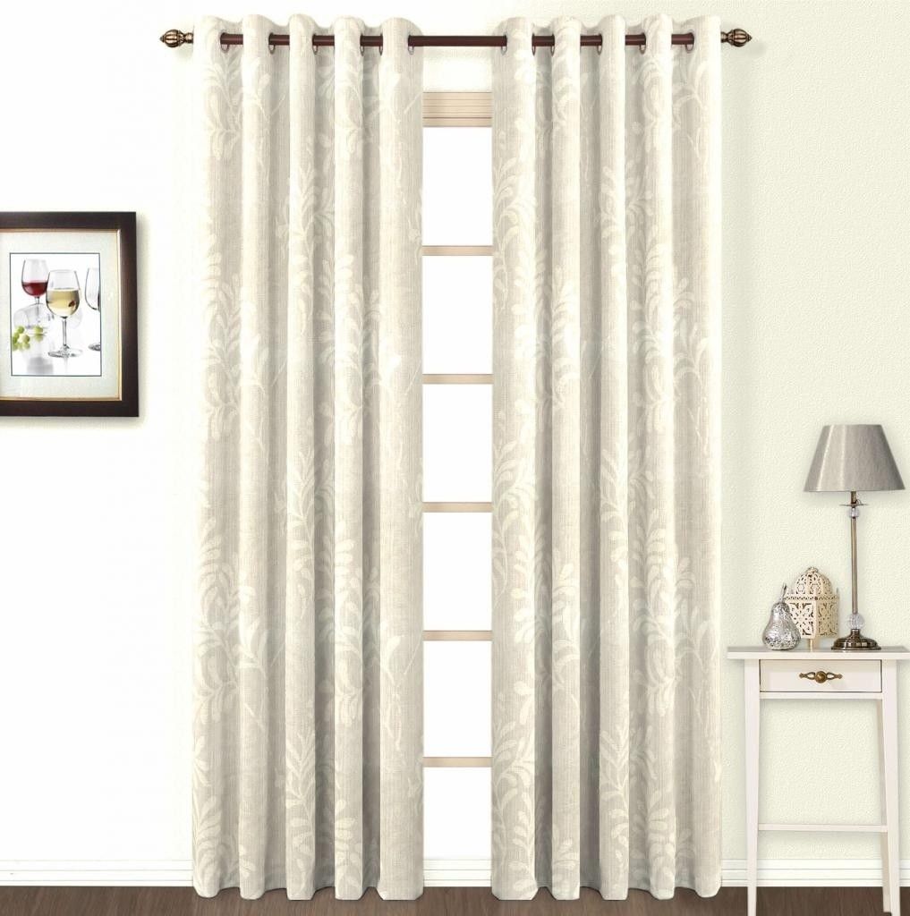 Skipper Polyester, Viscose Grey Striped Eyelet Curtain