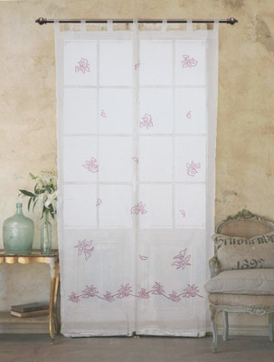 55% OFF on MilanoHome Cotton Multicolor Floral Eyelet Curtain 55% OFF on MilanoHome Cotton Multicolor Floral Eyelet Curtain