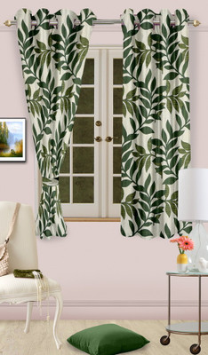 50% OFF on Cortina Polyester Green Solid Eyelet Curtain 50% OFF on Cortina Polyester Green Solid Eyelet Curtain