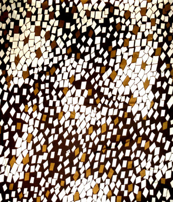 53% OFF on Homefab India Polyester Brown Geometric Eyelet Curtain