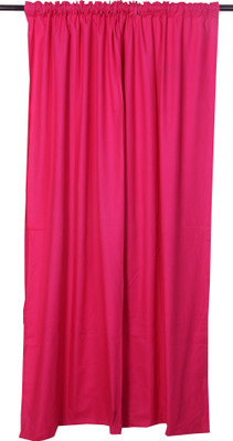 16% OFF on VHome Cotton Pink Self Design Eyelet Curtain 16% OFF on VHome Cotton Pink Self Design Eyelet Curtain