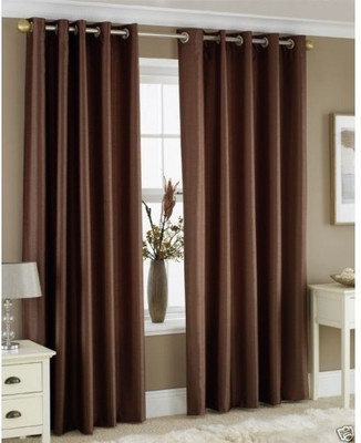 54% OFF on HomeZaara Polyester Beige Damask Eyelet Curtain 54% OFF on HomeZaara Polyester Beige Damask Eyelet Curtain