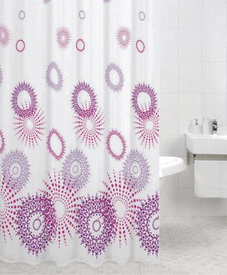 20% OFF on Freelance Polyester Multicolor Floral Eyelet Curtain