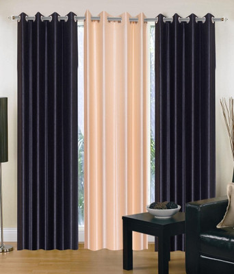 67% OFF on Decor Vatika Polycotton Black, Beige Printed Eyelet Curtain 67% OFF on Decor Vatika Polycotton Black, Beige Printed Eyelet Curtain