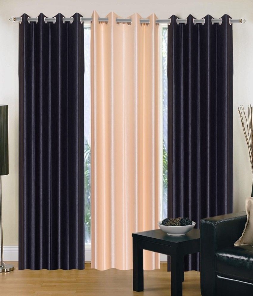 56% OFF on Decor Vatika Polycotton Black, Beige Printed Eyelet Curtain 56% OFF on Decor Vatika Polycotton Black, Beige Printed Eyelet Curtain