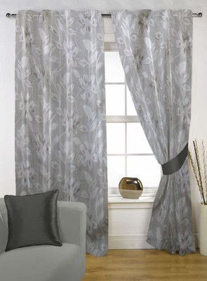 72% OFF on Kings Savan Polycotton Multicolor Floral Tab Top Curtain 72% OFF on Kings Savan Polycotton Multicolor Floral Tab Top Curtain