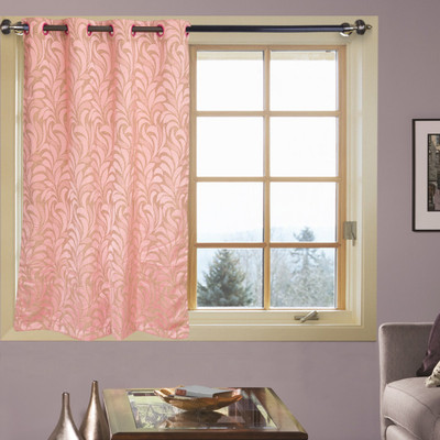 50% OFF on Kings Polycotton Pink Abstract Eyelet Curtain 50% OFF on Kings Polycotton Pink Abstract Eyelet Curtain