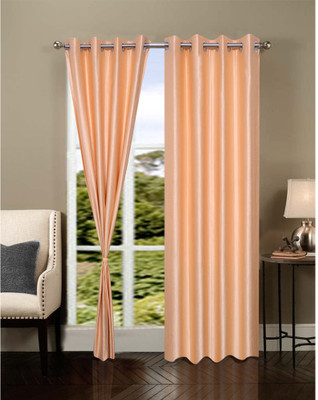 66% OFF on HomeZaara Polyester Multicolor Printed Eyelet Curtain