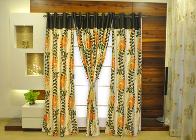 50% OFF on Ariana Polyester Green Solid Eyelet Curtain 50% OFF on Ariana Polyester Green Solid Eyelet Curtain