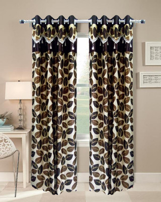 67% OFF on Homefab India Polyester Brown Printed Eyelet Curtain 67% OFF on Homefab India Polyester Brown Printed Eyelet Curtain