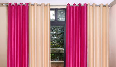 47% OFF on Madhav product Polyester Multicolor Floral Eyelet Curtain 47% OFF on Madhav product Polyester Multicolor Floral Eyelet Curtain