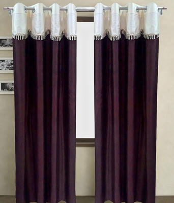 60% OFF on KKK Polyester Brown Solid Eyelet Curtain 60% OFF on KKK Polyester Brown Solid Eyelet Curtain