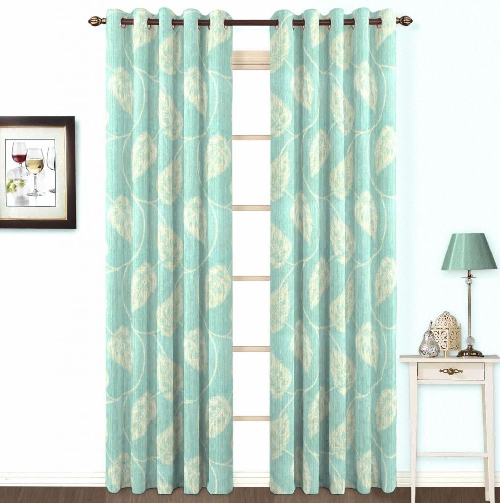 Skipper Cotton, Viscose Blue Printed Eyelet Curtain