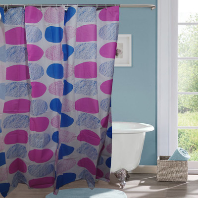 30% OFF on Gran Polyester Multicolour Abstract Eyelet Curtain