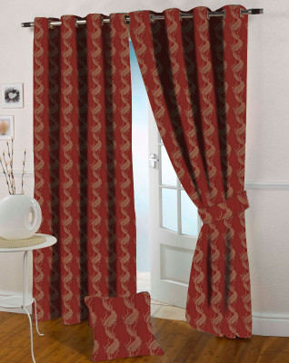 28% OFF on Presto Polycotton Maroon Solid Eyelet Curtain 28% OFF on Presto Polycotton Maroon Solid Eyelet Curtain