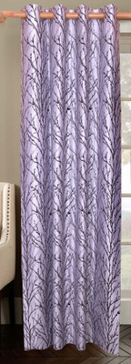 50% OFF on Vrinda Polyester Black Printed Tab Top Curtain 50% OFF on Vrinda Polyester Black Printed Tab Top Curtain