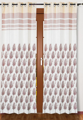62% OFF on Cosmosgalaxy Polycotton Brown, Pink Geometric Eyelet Curtain 62% OFF on Cosmosgalaxy Polycotton Brown, Pink Geometric Eyelet Curtain