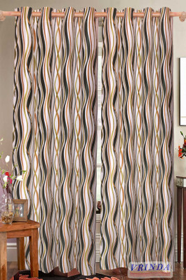 40% OFF on Vrinda Polycotton Multicolor Floral Eyelet Curtain 40% OFF on Vrinda Polycotton Multicolor Floral Eyelet Curtain
