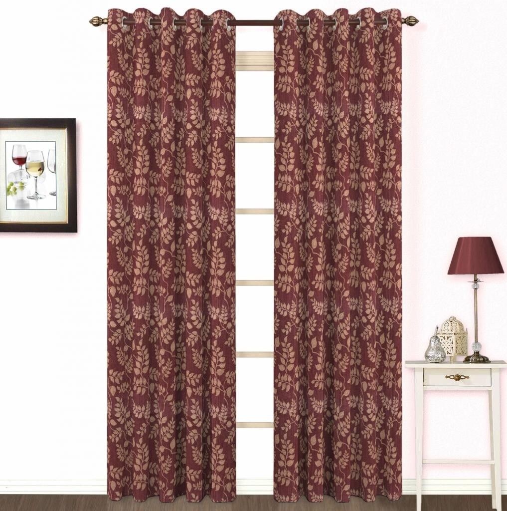 Skipper Cotton, Viscose Pink Solid Eyelet Curtain