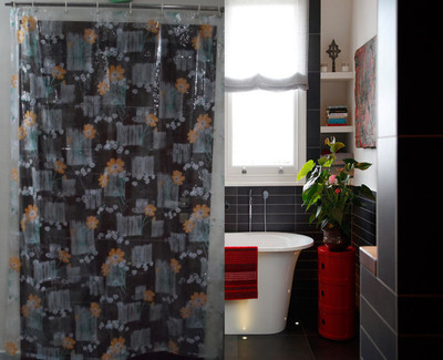 37% OFF on Snuggle Polyester Multicolor Printed Eyelet Curtain