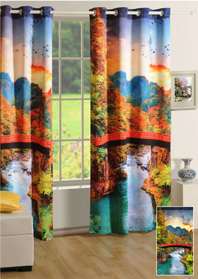 Swayam Digitally Printed Cosmo Fashion Window Curtain - CRNDUH4AGM3G5MFV
