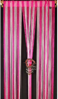 31% OFF on ExpressionsHome Polyester Multicolor Striped Eyelet Curtain