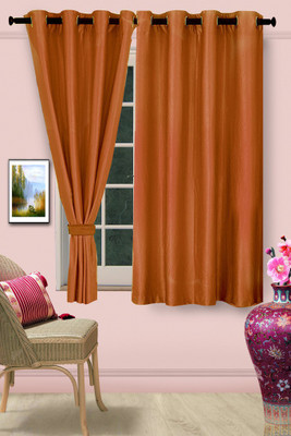 67% OFF on Cortina Polyester Brown Solid Eyelet Curtain 67% OFF on Cortina Polyester Brown Solid Eyelet Curtain
