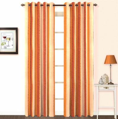 11% OFF on Skipper Cotton Multicolor Striped Eyelet Curtain 11% OFF on Skipper Cotton Multicolor Striped Eyelet Curtain