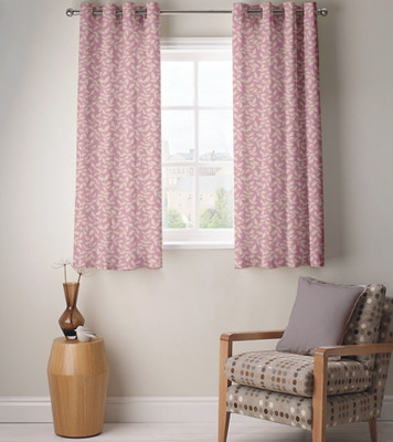 31% OFF on Fabutex Lavender Damask Eyelet Curtain