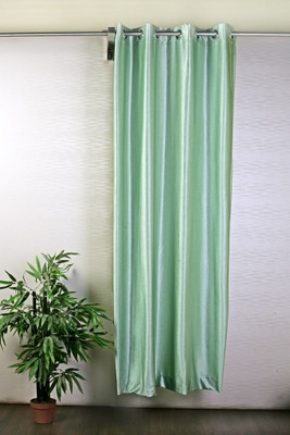 19% OFF on Pogo Polyester Green Solid Eyelet Curtain 19% OFF on Pogo Polyester Green Solid Eyelet Curtain