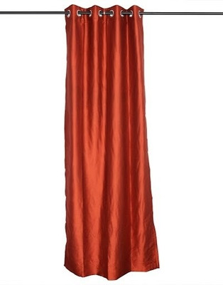 BlindsNcurtains Polyester Red Printed Eyelet Curtain BlindsNcurtains Polyester Red Printed Eyelet Curtain