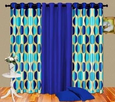66% OFF on Cortina Polyester Blue Abstract Eyelet Curtain 66% OFF on Cortina Polyester Blue Abstract Eyelet Curtain