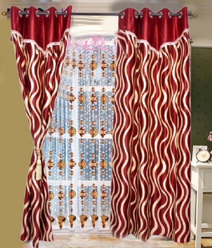 41% OFF on ExpressionsHome Polyester Multicolor Solid Eyelet Curtain 41% OFF on ExpressionsHome Polyester Multicolor Solid Eyelet Curtain