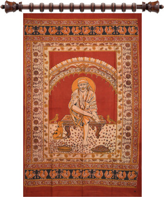 40% OFF on Ganesh Kalamkari Cotton Multicolor Printed Eyelet Curtain 40% OFF on Ganesh Kalamkari Cotton Multicolor Printed Eyelet Curtain