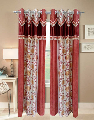 61% OFF on Homefab India Polyester Orange Printed Eyelet Curtain 61% OFF on Homefab India Polyester Orange Printed Eyelet Curtain