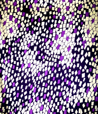 60% OFF on Homefab India Polyester Purple Geometric Eyelet Curtain