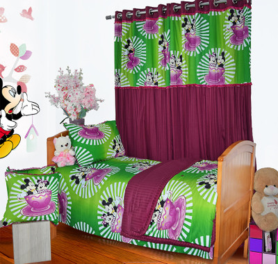 48% OFF on Aurraa Green Micky Single Cotton Bedding Set 48% OFF on Aurraa Green Micky Single Cotton Bedding Set