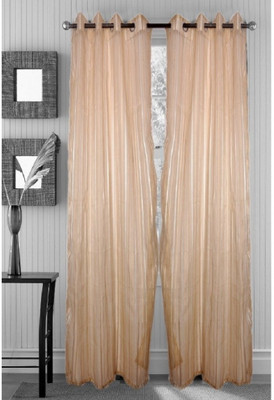 50% OFF on ExpressionsHome Polyester Multicolor Solid Eyelet Curtain