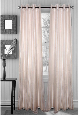 ExpressionsHome Polyester Multicolor Solid Eyelet Curtain