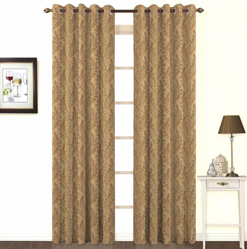 Skipper Cotton, Viscose Brown Solid Eyelet Curtain