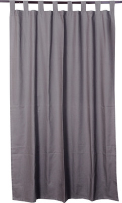 16% OFF on VHome Cotton Black Solid Eyelet Curtain 16% OFF on VHome Cotton Black Solid Eyelet Curtain