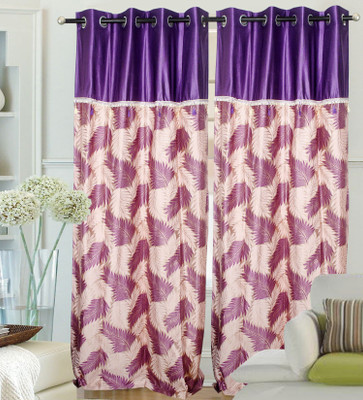 59% OFF on Hargunz Polyester Purple Self Design Eyelet Curtain 59% OFF on Hargunz Polyester Purple Self Design Eyelet Curtain