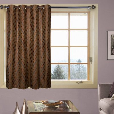 67% OFF on Kings Polycotton Multicolor Printed Tab Top Curtain