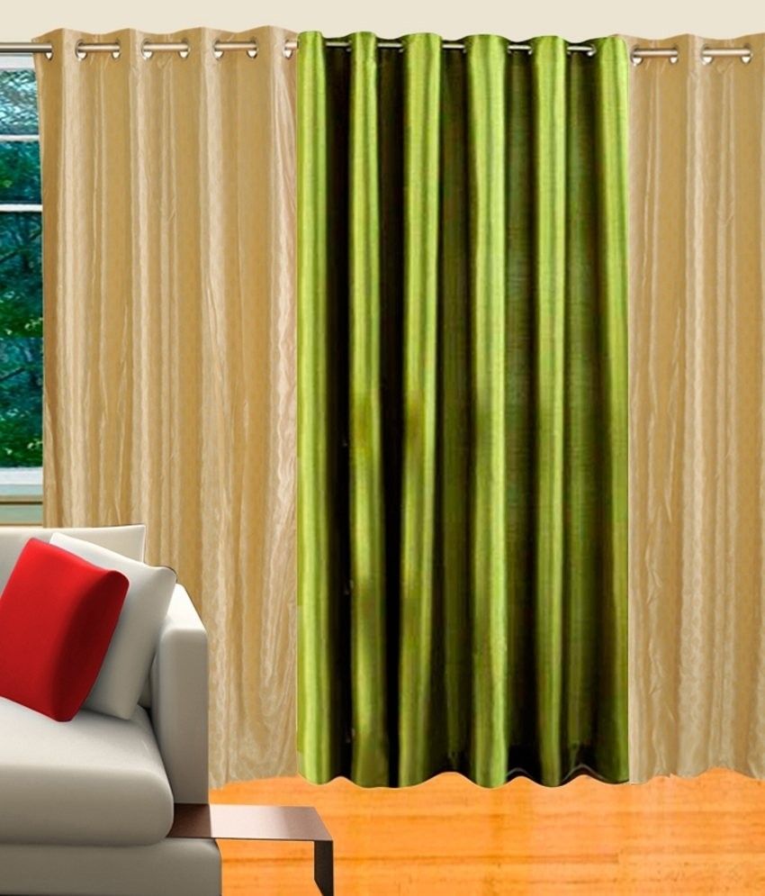 72% OFF on Decor Vatika Polycotton Beige, Green Polka Eyelet Curtain 72% OFF on Decor Vatika Polycotton Beige, Green Polka Eyelet Curtain